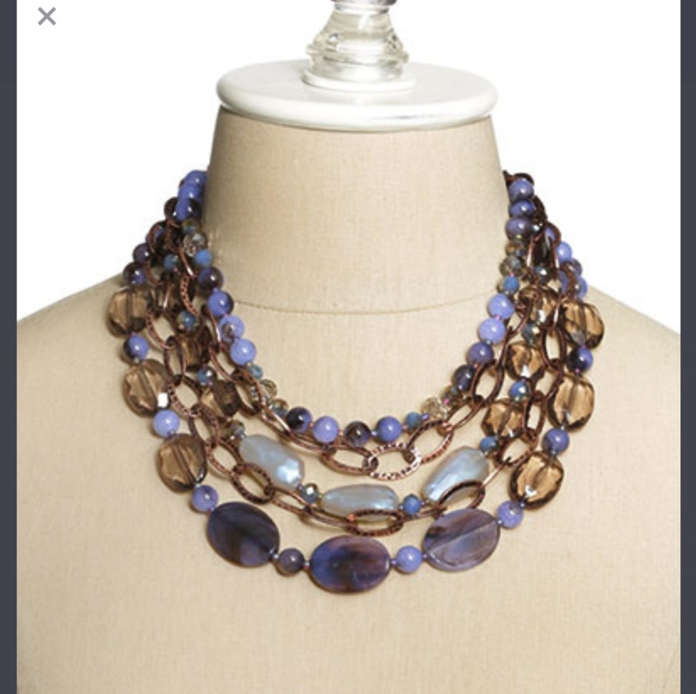 Premier Designs English Rose Necklace - Picture 2 of 5